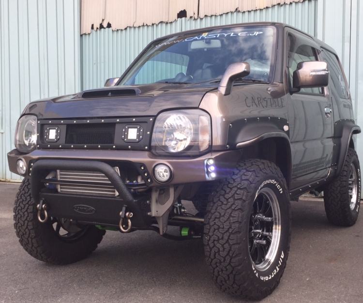 CS LEDスポットフロントバンパー ジムニー ＪＩＭＮＹ ＪＢ23 ＪＢ33