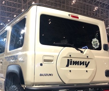 ジムニーJB64 74リアゲートカバー ＋ jimny切文字ステッカー JIMNY ...